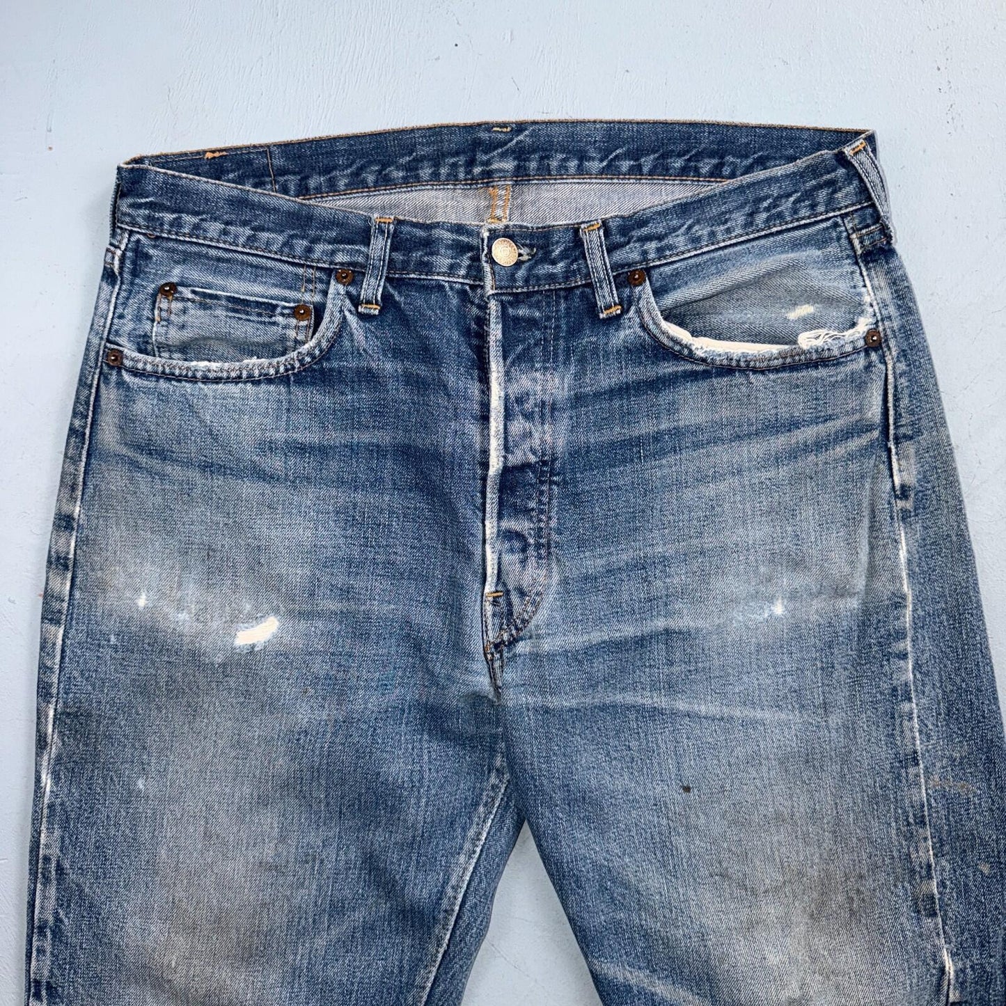 Levis 501 Big E Vintage 60s Redline Selvedge USA XX 1960s Jeans 36x32 Act 34x29