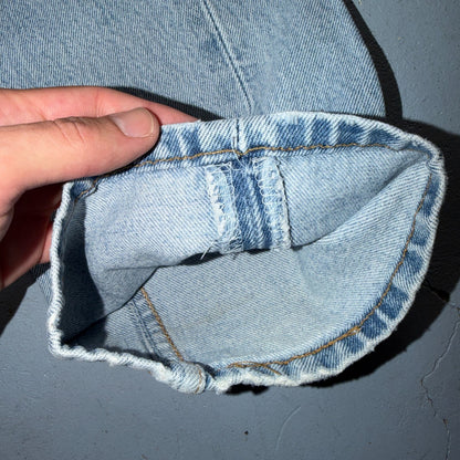 Levis 501 Vintage 90s USA XX Straight Leg Jeans Blue Light Wash 30x34 Act 29x32