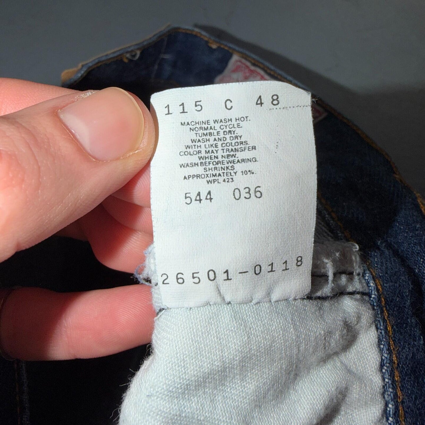 Levis 501 Vintage 80s USA XX Straight Leg Jeans High Rise Sz 13 Womens Act 27x31