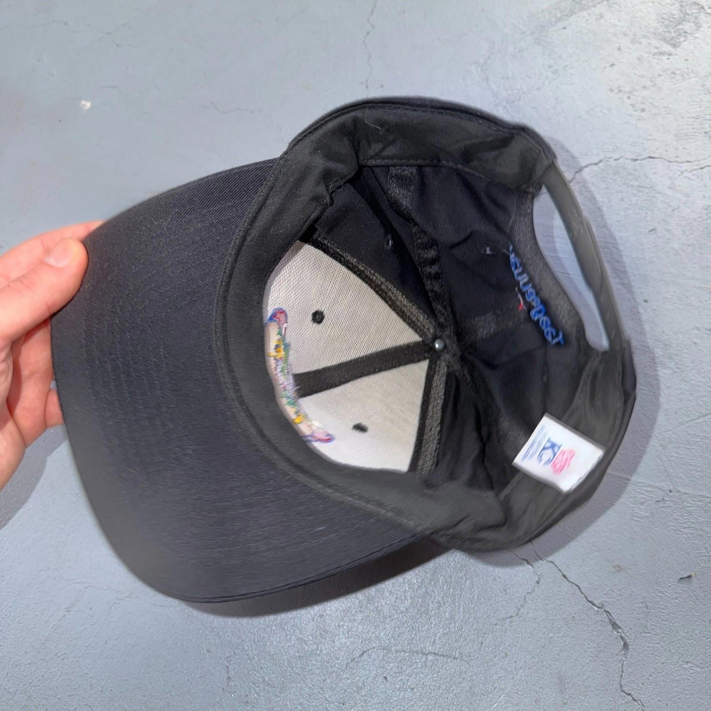Vienna Beef 90s VTG Hat Baseball Cap Snapback Black Hot Dog Chicago Portillos