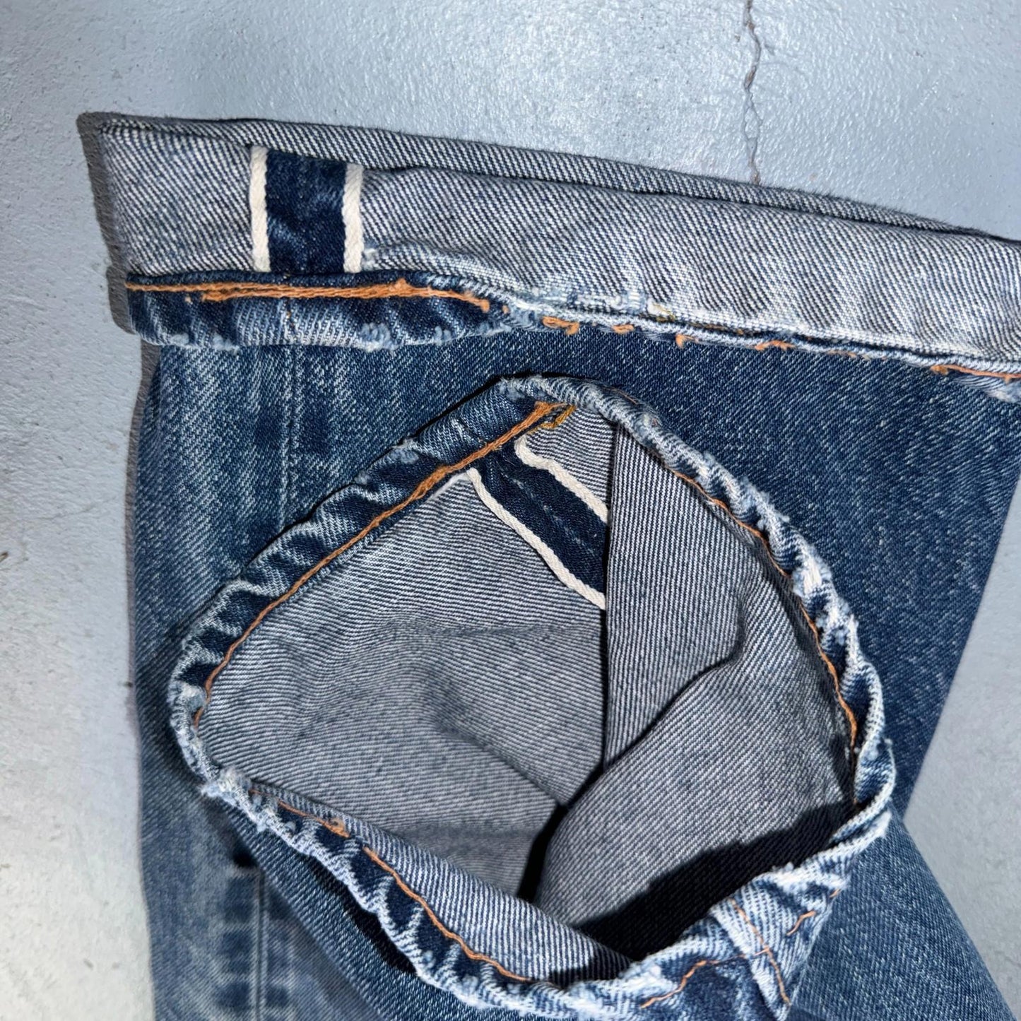 Levis 501 VTG 70s SS Redline Selvedge Jeans XX Med Wash 29x30 Act 27x28
