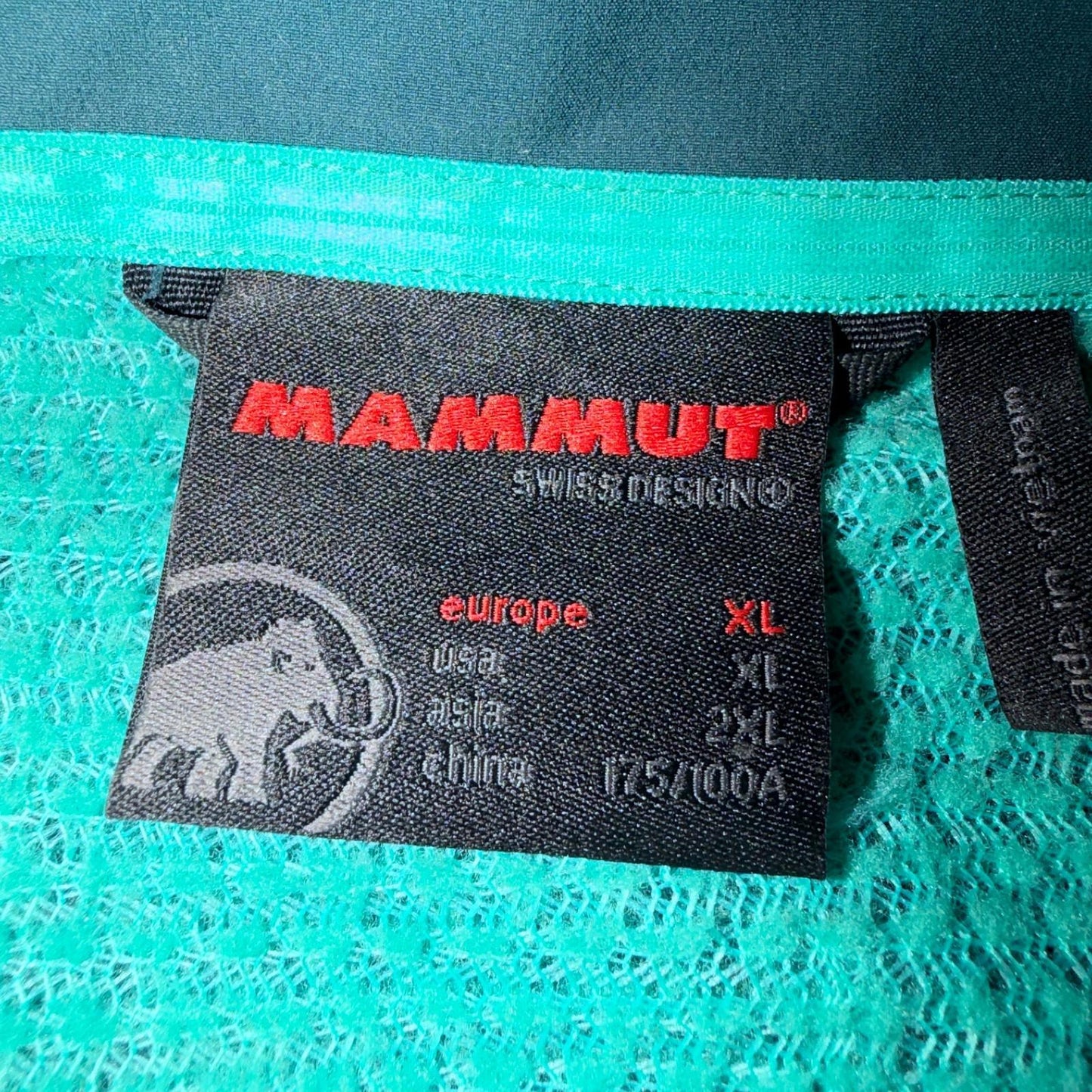 Mammut Womens SofTech Jacket Windbreaker Soft Shell Full Zip Pockets Green XL