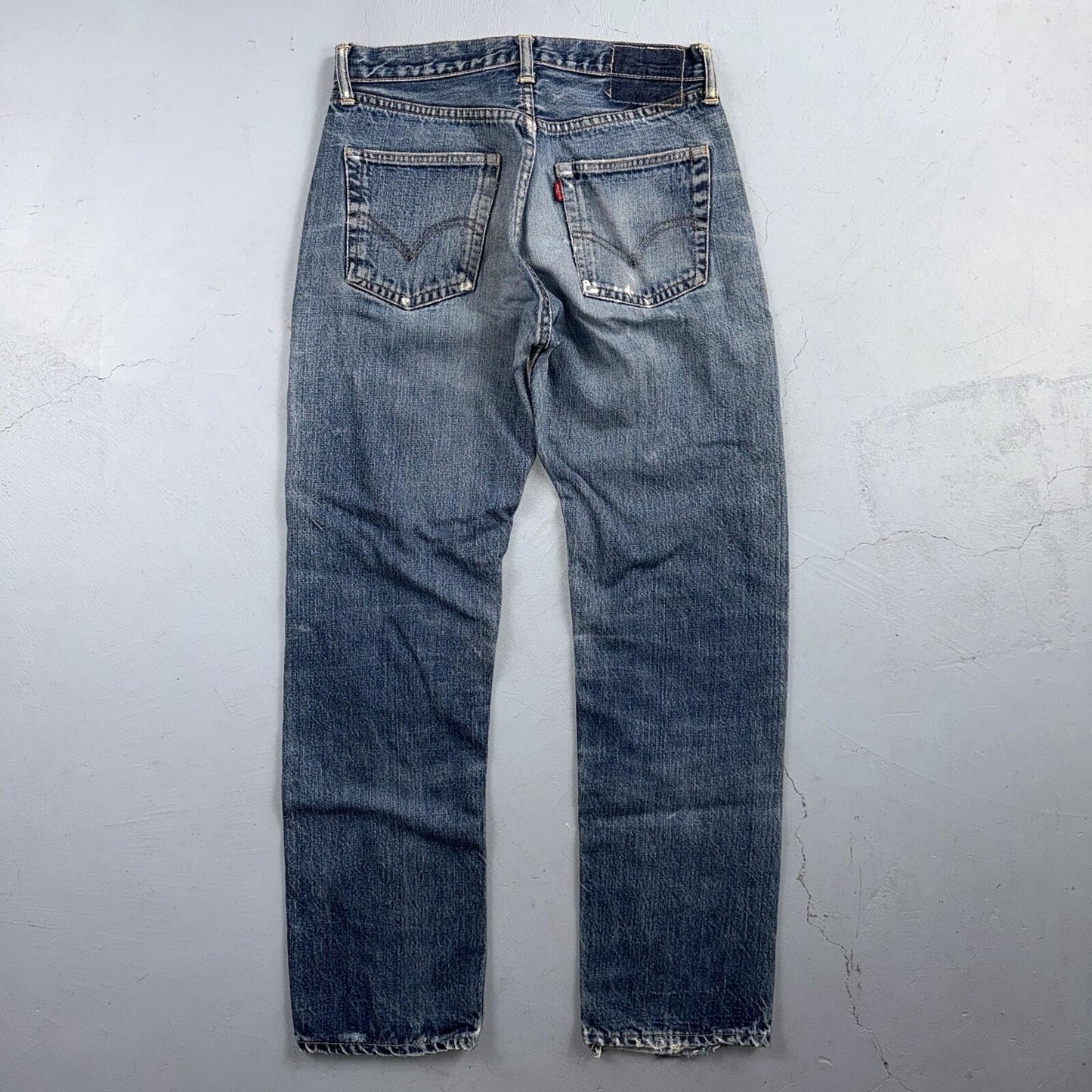 Levis 501 Big E Vintage 60s Redline Selvedge USA XX 1960s Jeans 66 Act 28x28