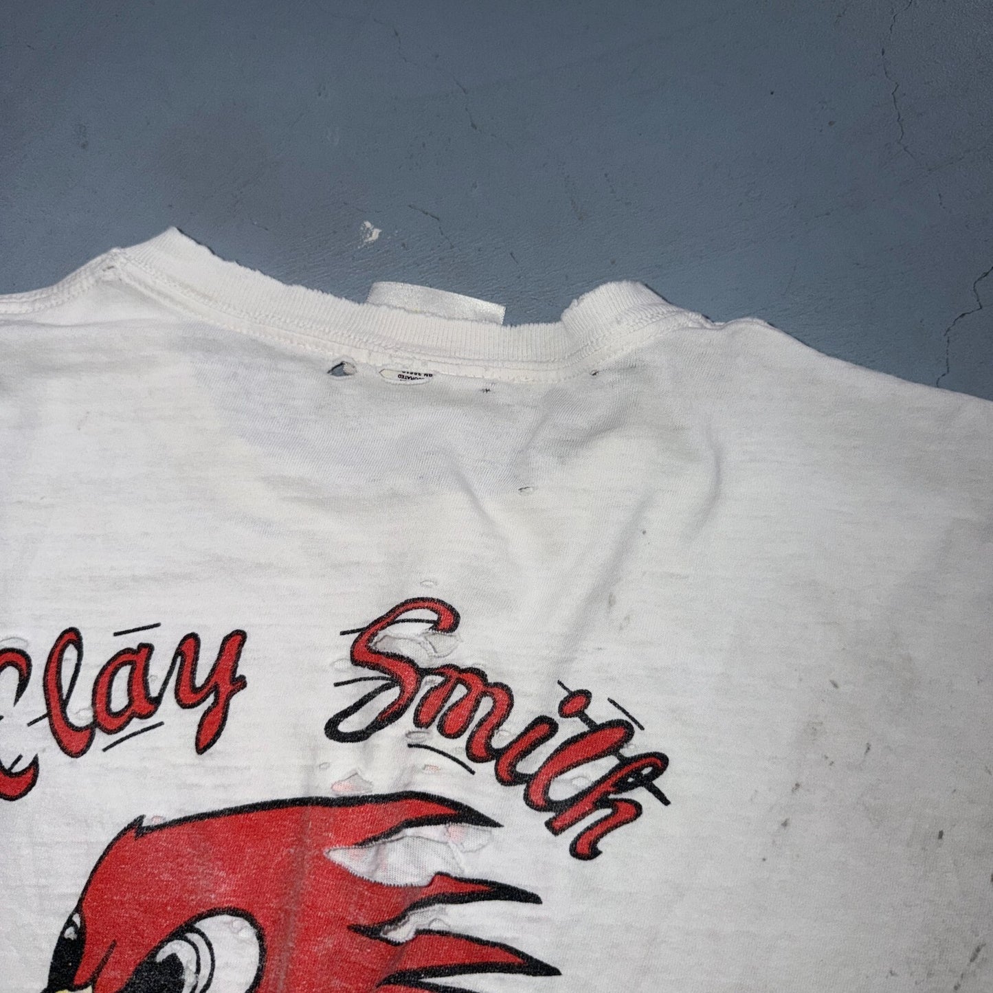Vintage Clay Smith Cams Mr Horsepower T Shirt Hot Rod Racing Graphic Tee White