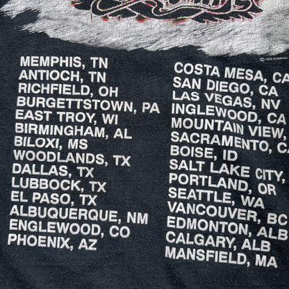 Aerosmith Vintage 1993 Get A Grip Tour T Shirt Giant Black Original Band Music