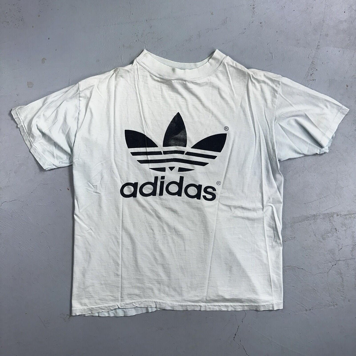 Adidas VTG 1980s Oregon Bend Trefoil T Shirt Blue Size XL 80s Marathon RARE PDX