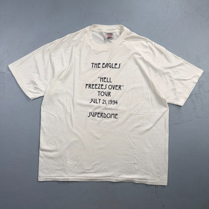 Eagles Band 1994 VTG T Shirt Hell Freezes Over July 21 Superdome Concert Music