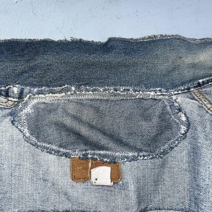 Levis VTG Denim Size 42 Type 3 III Trucker Jean Jacket Thrashed 1970s 70s Patch