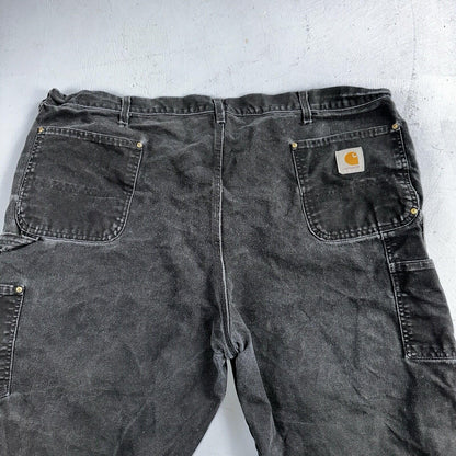 Carhartt VTG Double Knee Carpenter Pants USA B01 BLK Black Act 42x31