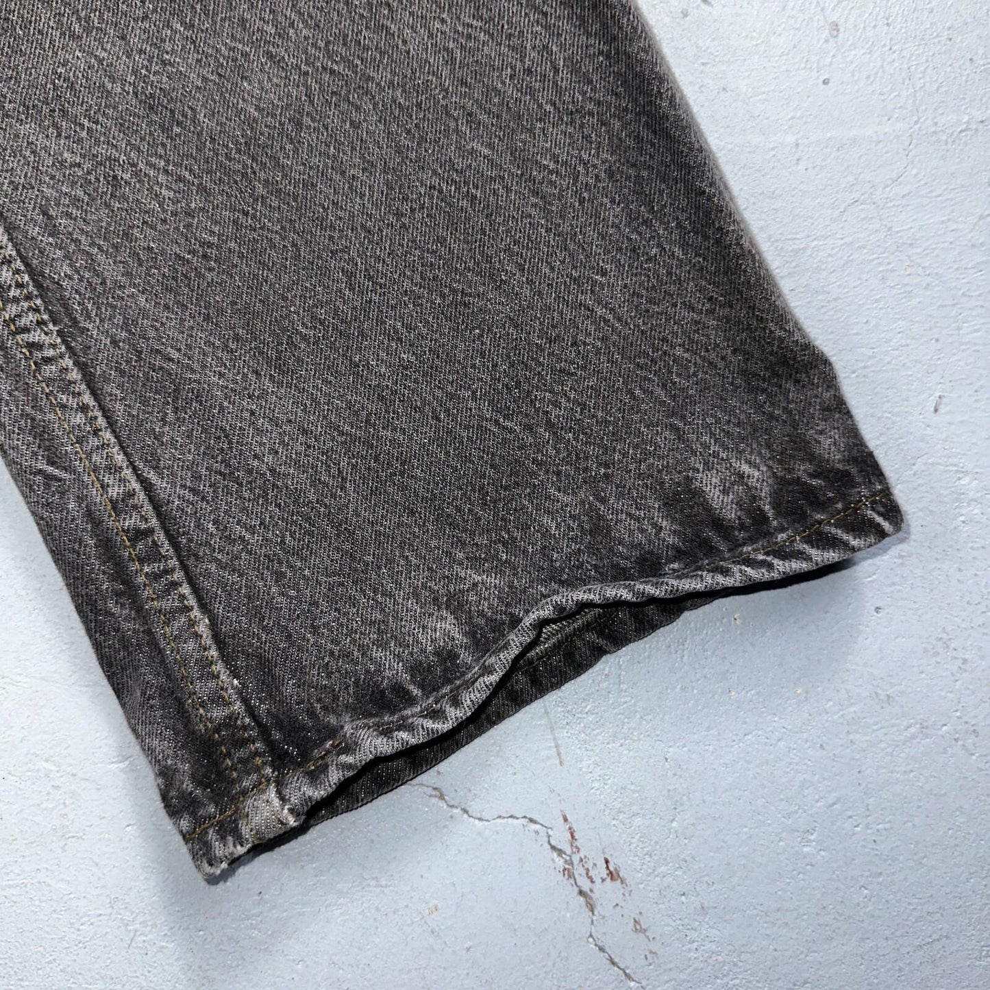 Levis 501 Vintage 80s USA XX Straight Leg Jeans Gray Light Wash 36x32 Act 34x30