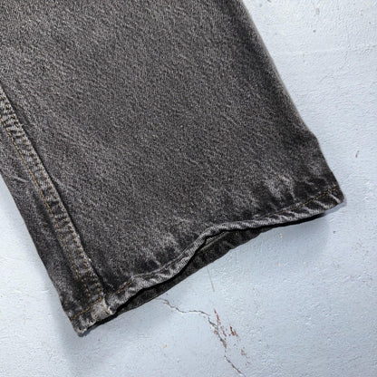 Levis 501 Vintage 80s USA XX Straight Leg Jeans Gray Light Wash 36x32 Act 34x30