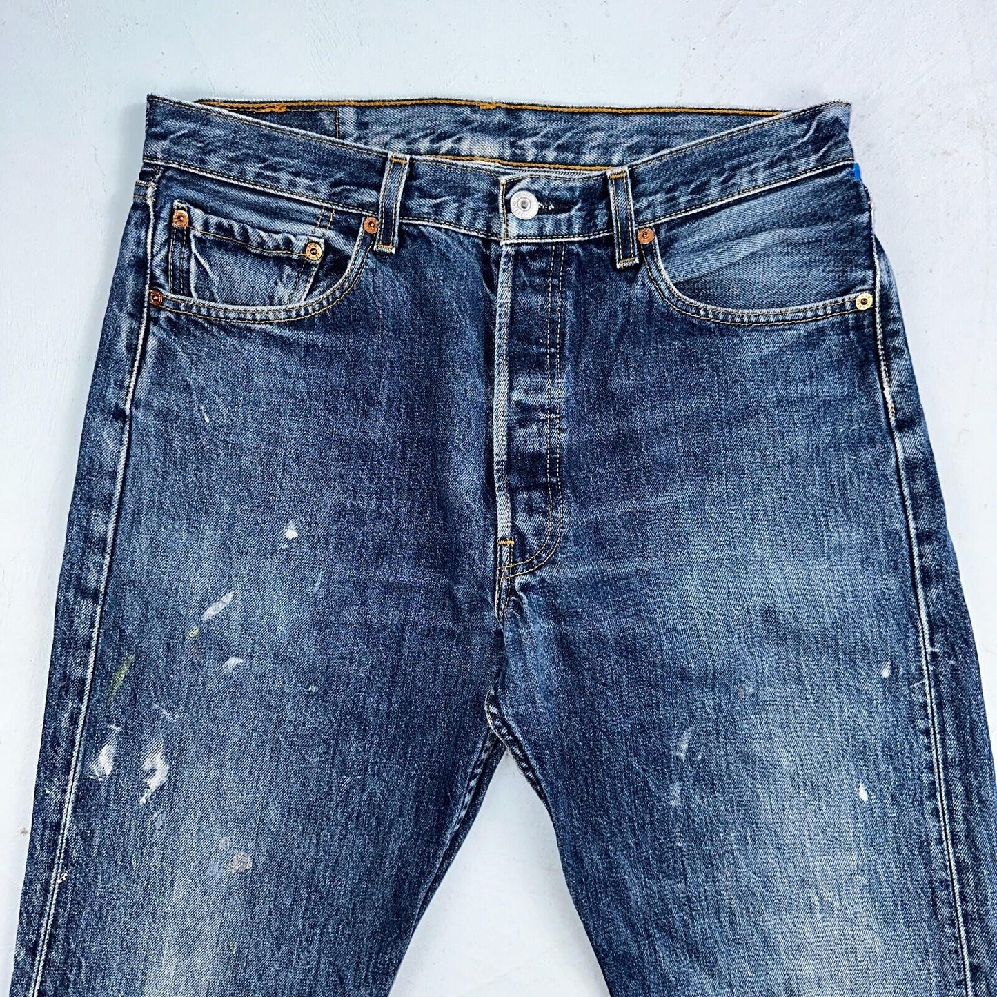 Levis 501 Vintage 90s XX Straight Leg Jeans Y2K Med Wash 33x36 Act 32x34