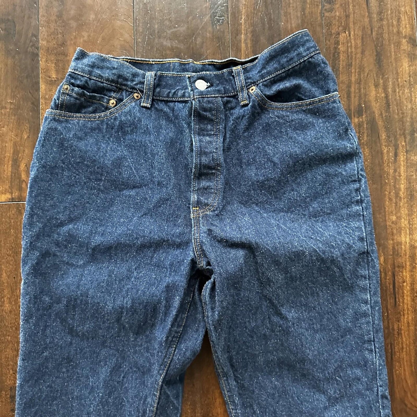 VTG 90s Levi’s 501 XX 18501-0193 Dark Wash High Waist Button Fly Jeans 28x31 80s