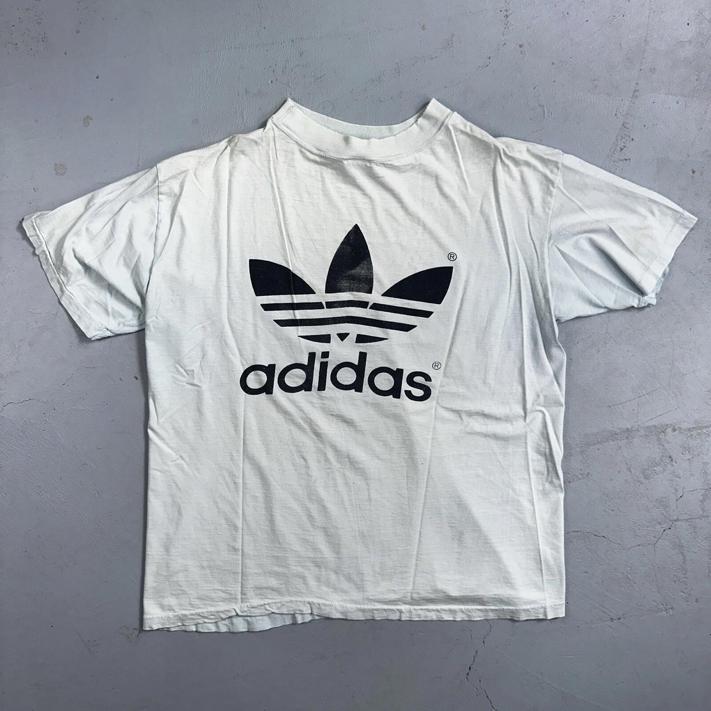 Adidas VTG 1980s Oregon Bend Trefoil T Shirt Blue Size XL 80s Marathon RARE PDX