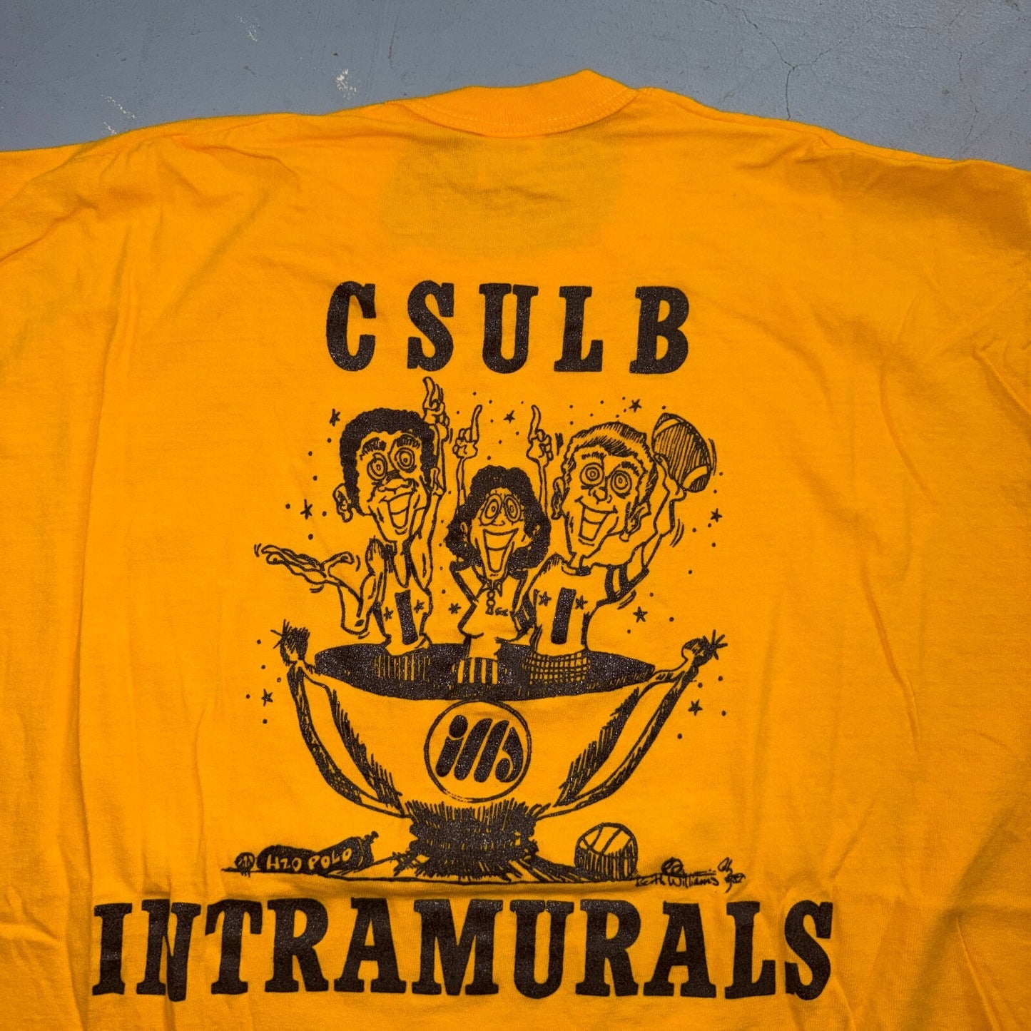 VTG 70s CSULB Intramurals Long Beach State University College Sports Graphic T S