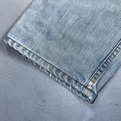 Levis 501 Vintage Y2K XX Straight Leg Jeans Blue Light Wash 34x34 Act 32x31