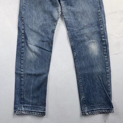 Levis 505 VTG 70s SS USA Single Stitch 1970s Jeans Med Wash Talon 33x30 Ac 32x29