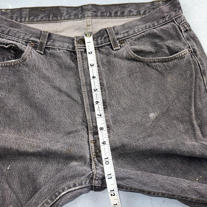 Levis 501 Vintage 80s USA XX Straight Leg Jeans Gray Light Wash 36x32 Act 34x30