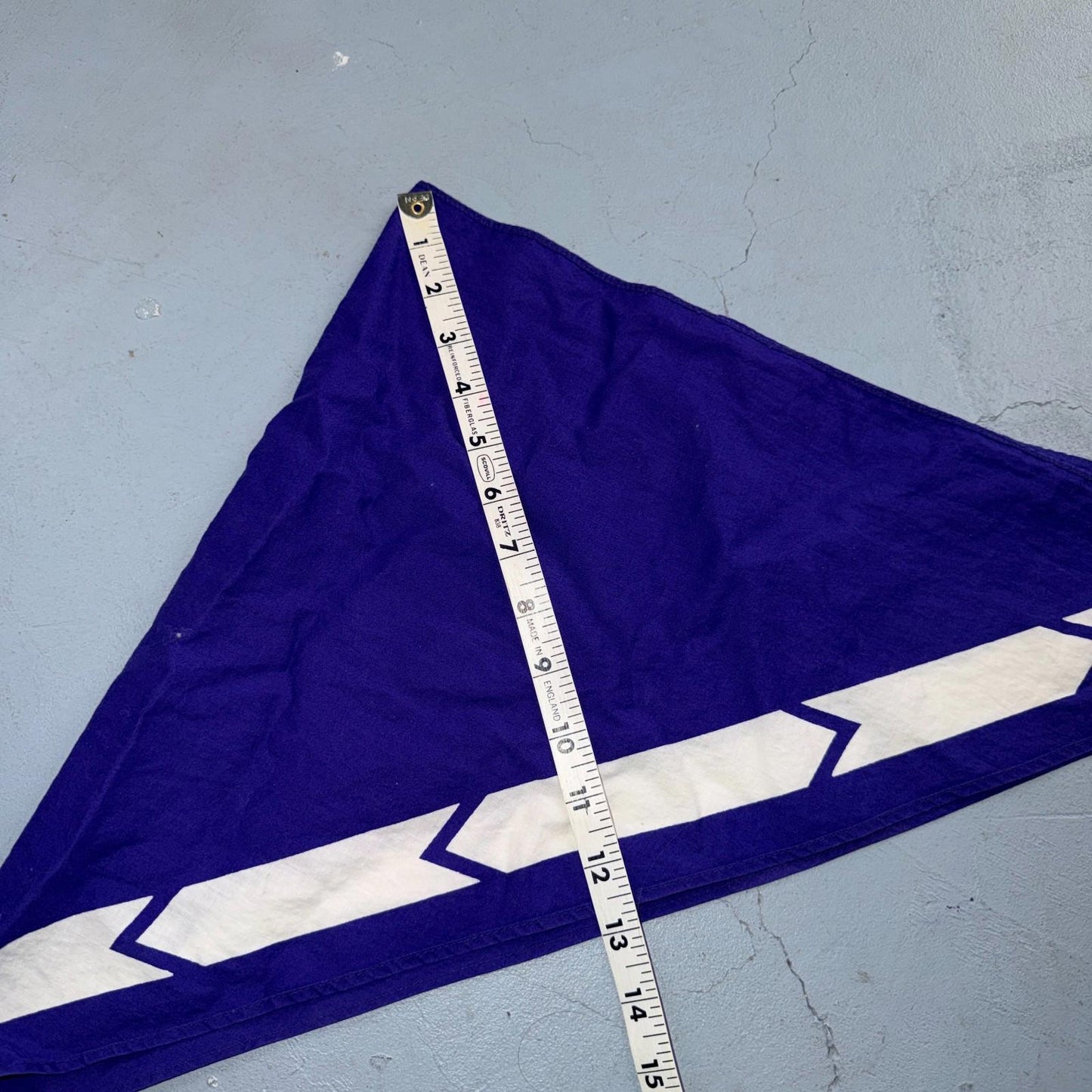 Vintage Purple Boy Scouts of America Neckerchief Bandana Scarf BSA 60s