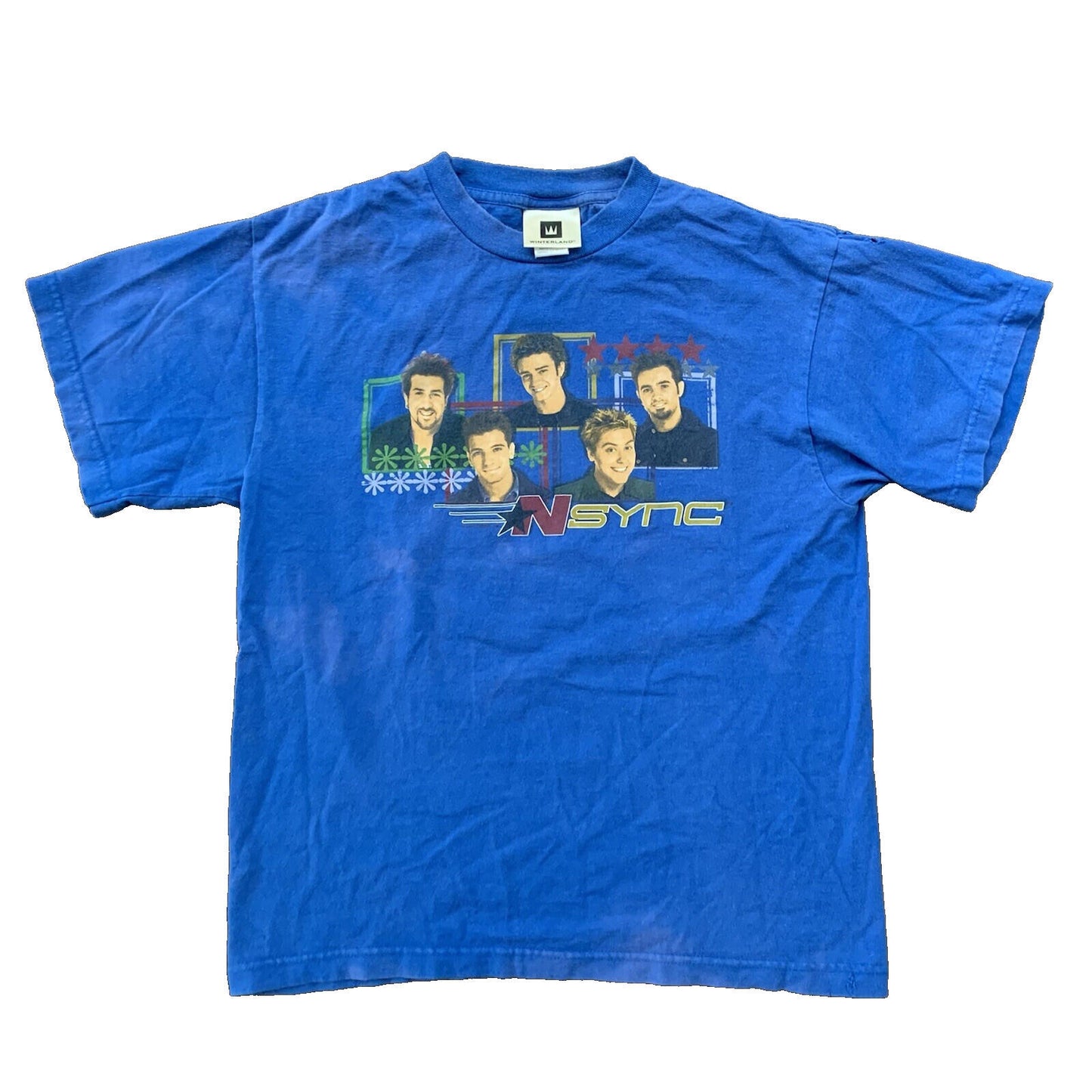 VTG 1999 NSYNC Band Tour Tee Shirt Winterland Concert Justin Timberlake 90s Rap