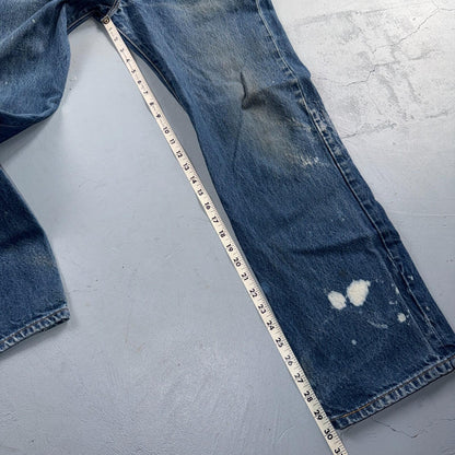 Levis 501 Vintage Y2K XX Straight Leg Jeans Blue Med Wash 34x33 Act 33x30