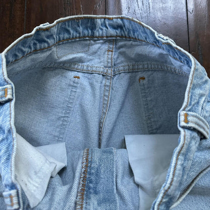 Vintage 80s Levis 505 Light Blue 70s Jeans USA Orange Tab 34x32 Act 31x30