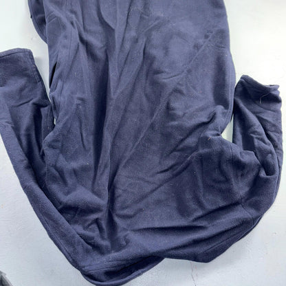 Eileen Fisher Coat Women’s Blue Wool Open Front Oversized Kimono Jacket VTG