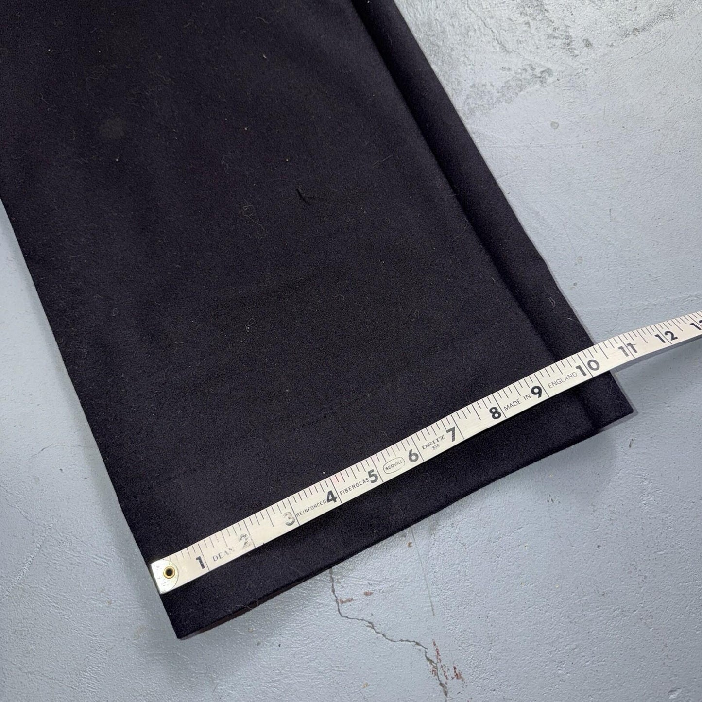VTG 40s WWII US Naval Clothing Factory Wool Sailor Pants Navy 30L Bell Bottoms