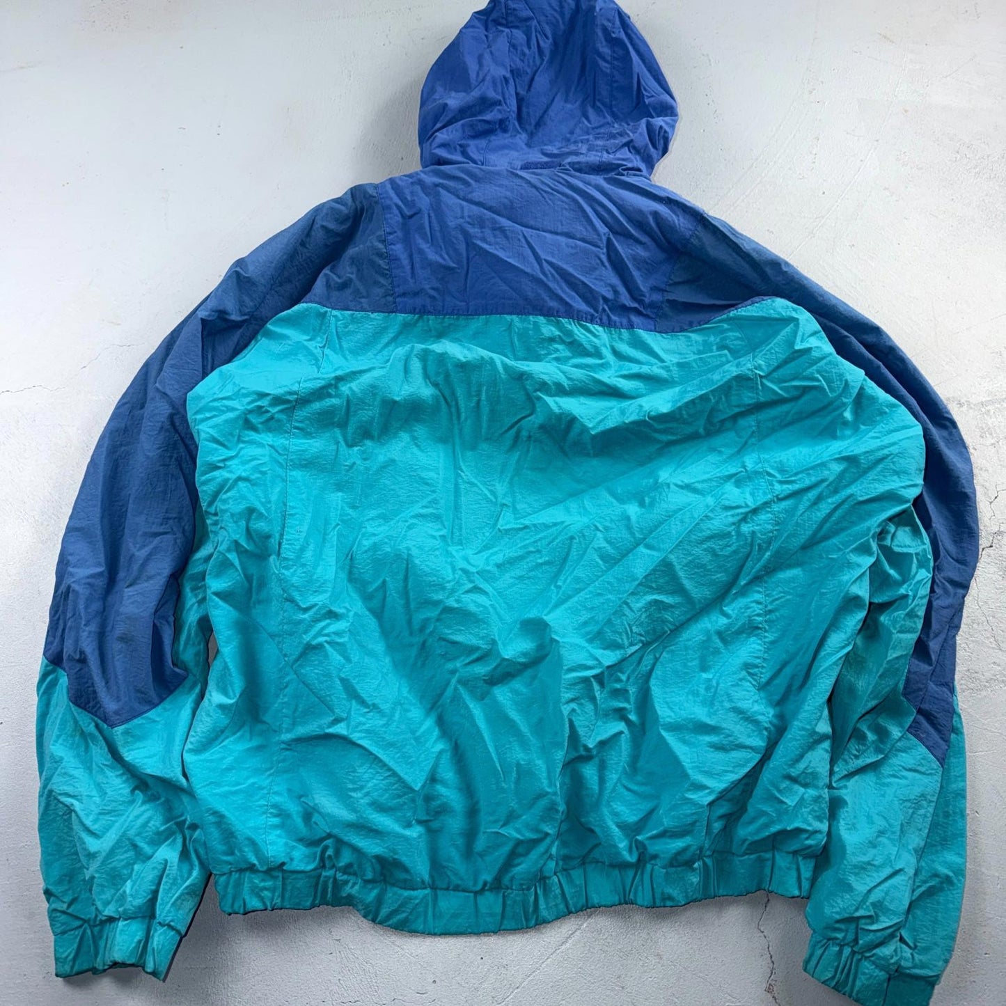 Eddie Bauer VTG 90s Outdoor Outfitter Windbreaker Jacket Blue Men's Size L