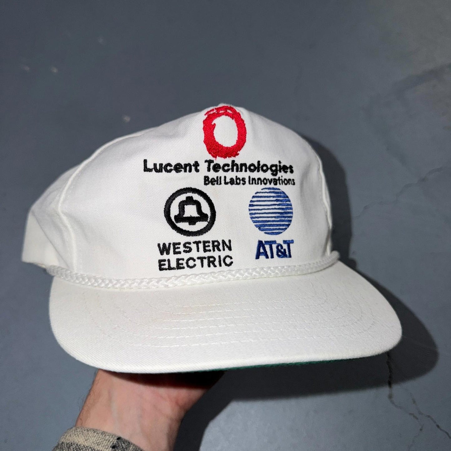 Bell System AT&T 80s VTG Hat Baseball Cap Snapback Western Electric Lucent