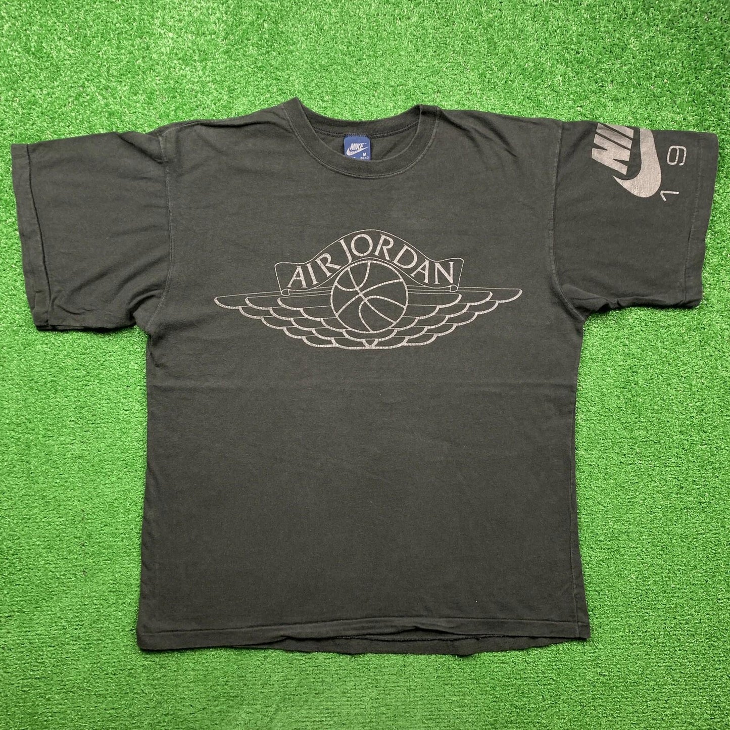 1987 Jordan Wings Vintage Nike T Shirt USA Rare Chicago 1985 1 Bred OG Promo