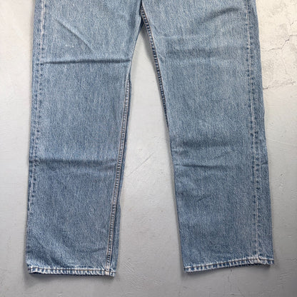 Levis 501 Vintage 80s USA XX Straight Leg Jeans Blue Light Wash 40x32 Act 39x31