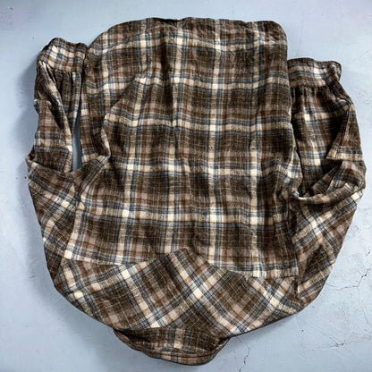 Pendleton VTG High Grade Western Wear Pearl Snap Wool Plaid Shirt Sz L Plaid 70s