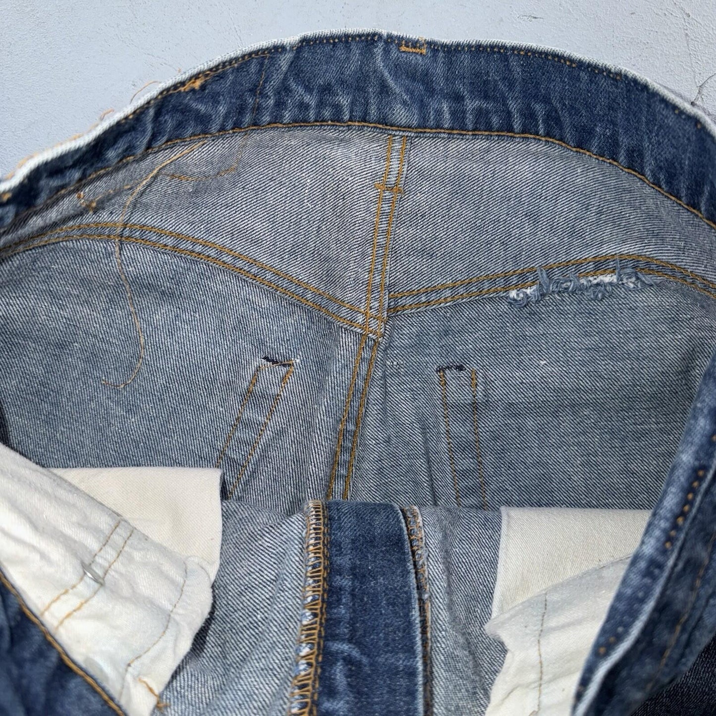 Levis 505 VTG 70s SS USA Single Stitch 1970s Jeans Med Wash Talon 33x30 Ac 32x29