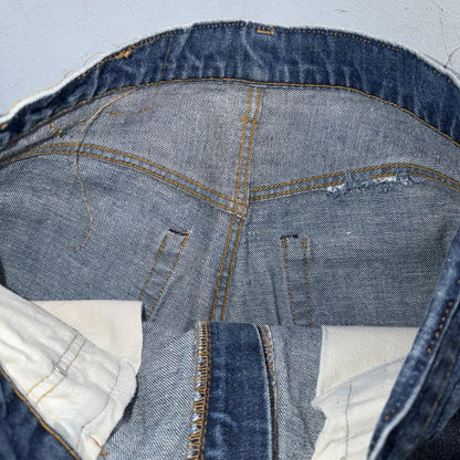Levis 505 VTG 70s SS USA Single Stitch 1970s Jeans Med Wash Talon 33x30 Ac 32x29