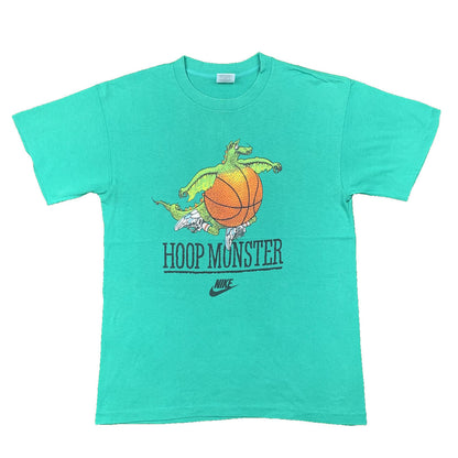 Nike Vintage T Shirt Mens Hoop Monster Cartoon Rare 80s Jordan Green Rap Sports