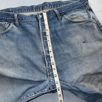 Levis 501 Vintage 70s SS Redline Selvedge USA Jeans Light Wash 44x34 Act 40x30