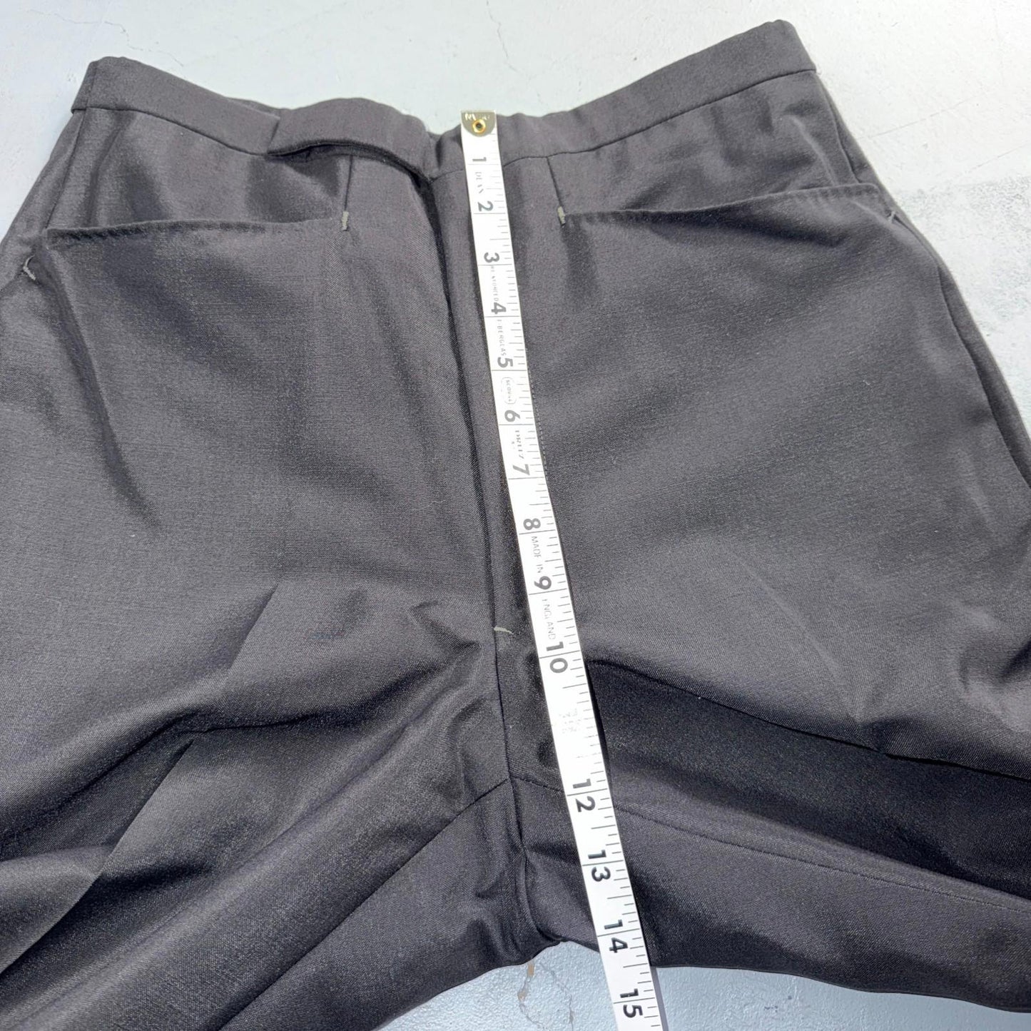 VTG Mens 2 PC Suit 40 Jacket Coat Pants Black Rockabilly 60s 1960s Gab Poly West