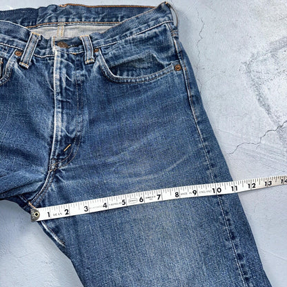 Vintage LEVIS 505 Jeans Big E 1960s Denim 28x28 USA 60s 501 502 Talon Zipper