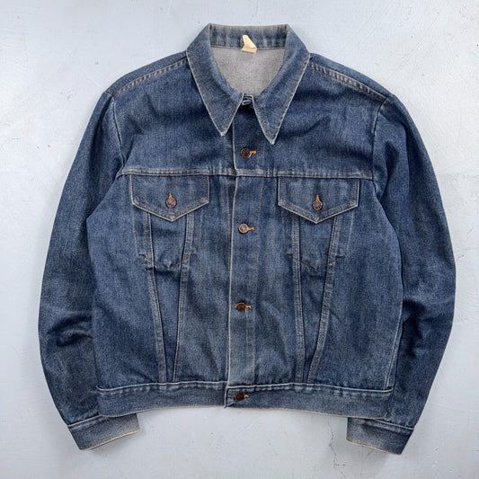 1970s True Vintage JC Penneys Ranchcraft Denim Jacket Type 3 70s Blue
