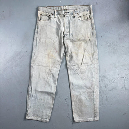 Levis 501 Vintage 90s Europe XX Straight Leg Jeans Light Wash 38x36 Act 35x27