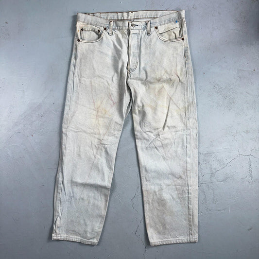 Levis 501 Vintage 90s Europe XX Straight Leg Jeans Light Wash 38x36 Act 35x27
