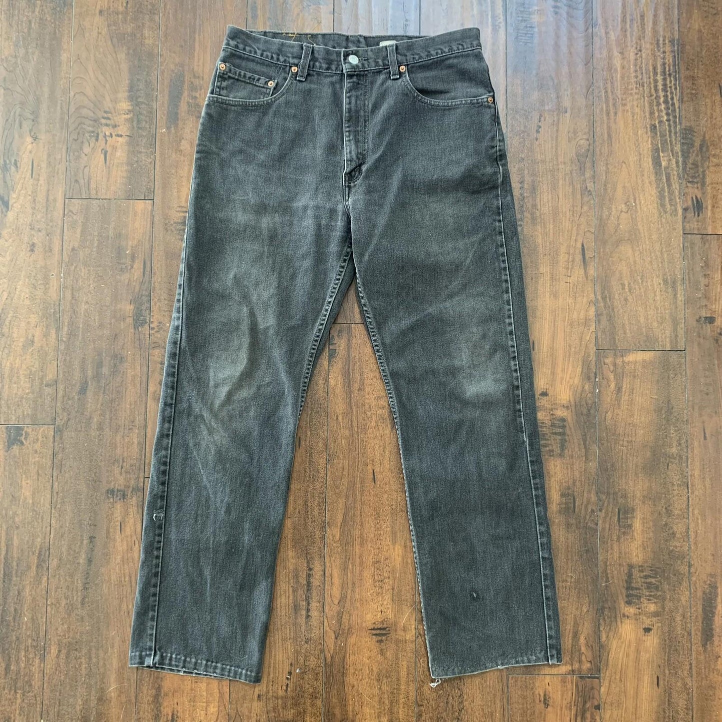 Vintage 90s Levis 505 XX 34x32 501 USA Jeans Black Canada Act 32x28