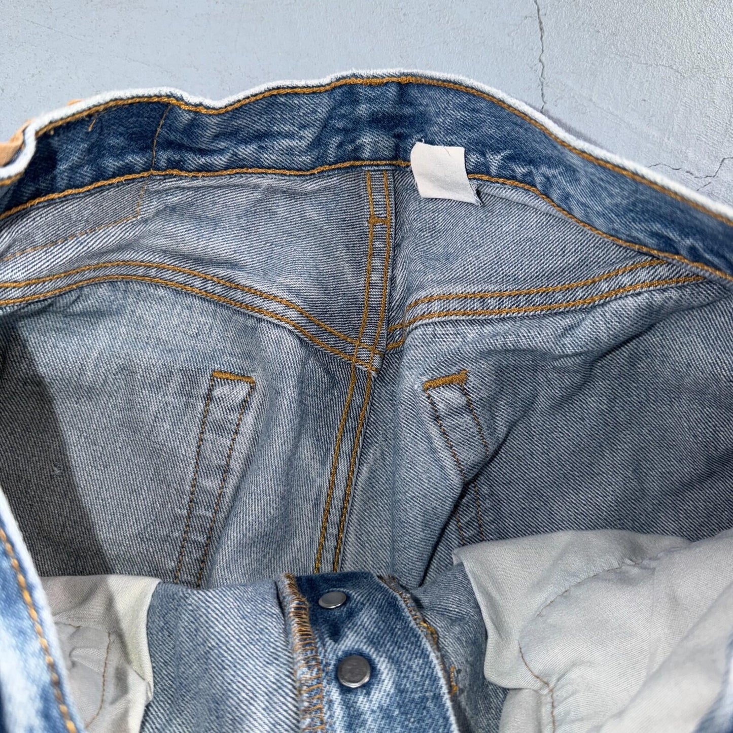 Levis 501 Vintage Y2K 90s XX Straight Leg Jeans Blue Light Wash 34x34 Act 31x30