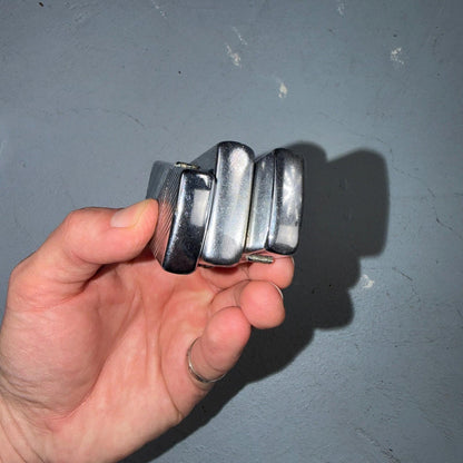 Lot Of 3 Vintage Zippo Lighters Silver Tone Bradford Pennsylvania PA Refillable