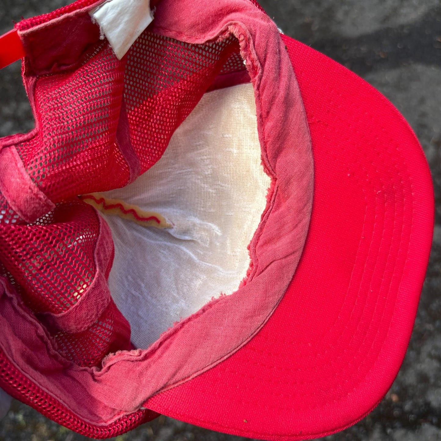 Vtg I'd Rather Push A Chevy Than Drive A Ford Mesh Snap Back Trucker Hat USA
