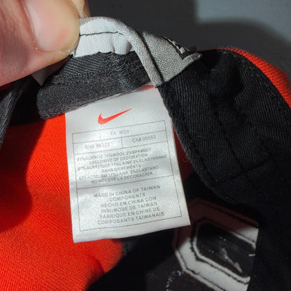 Nike OSU Oregon Beavers Fitted Hat Cap Vintage True Fabric Mens 7 1/8 Orange