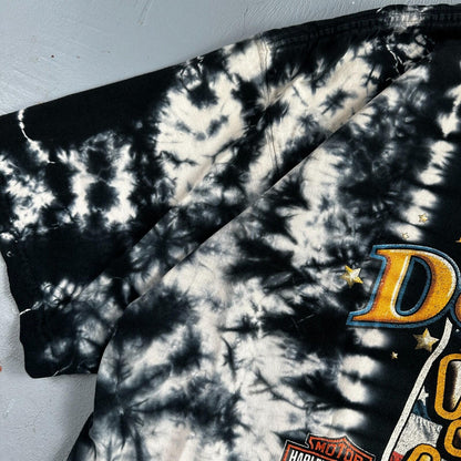 Harley Davidson Dothan Alabama  VTG T Shirt Motorcycle Bike Graphic USA Tye Dye