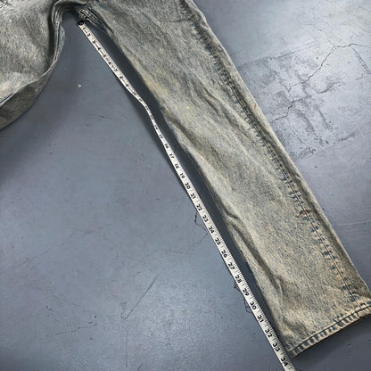 Levis 501 Vintage 90s USA XX Straight Leg Jeans Blue Light Wash 30x34 Act 27x34