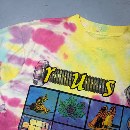 Rush Counterparts 1994 Original VTG T Shirt Music Rock Concert Tour 94 Tye Dye